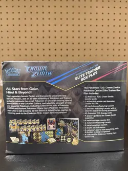 Crown Zenith Pokemon Center Elite Trainer Box ETB - FACTORY SEALED - Image 3