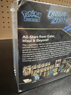 Crown Zenith Pokemon Center Elite Trainer Box ETB - FACTORY SEALED - Image 4