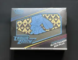 Crown Zenith Pokemon Center Elite Trainer Box Plus ETB - Factory Sealed - Image 1