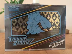 Crown Zenith Pokemon Center Elite Trainer Box Plus ETB - New Factory Sealed - Image 1