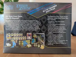 Crown Zenith Pokemon Center Elite Trainer Box Plus ETB - New Factory Sealed - Image 2