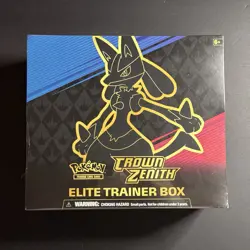 Pokemon TCG Crown Zenith Elite Trainer Box ETB Factory Sealed - Image 1
