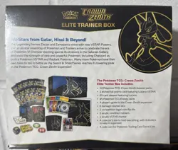 Pokemon TCG Sword & Shield Crown Zenith ETB Elite Trainer Box Factory Sealed - Image 3