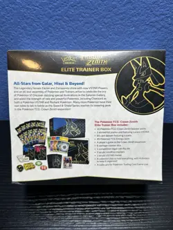 Pokemon TCG: Crown Zenith Elite Trainer Box(ETB) Factory Sealed (NEW) - Image 2
