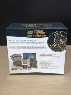 POKEMON CROWN ZENITH FACTORY SEALED ELITE TRAINER BOX ETB (B) - Image 3