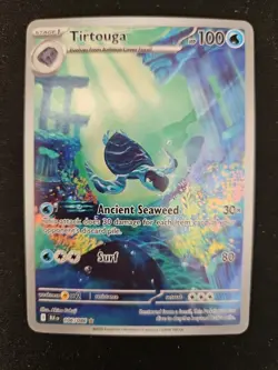 Tirtouga Illustration Rare - 106/086 - Pokemon Black Bolt - Near Mint - Image 1