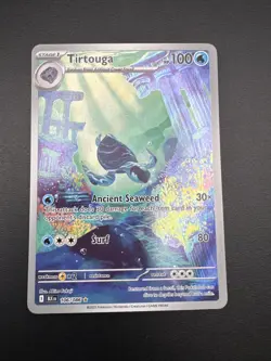 Tirtouga 106/086 Pokemon Black Bolt Illustration Rare Near Mint Condition - Image 1