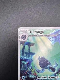 Tirtouga 106/086 Pokemon Black Bolt Illustration Rare Near Mint Condition - Image 2