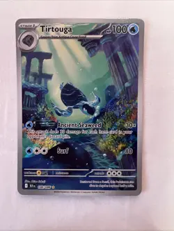 Tirtouga 106/086 Pokemon TCG SV: Black Bolt Illustration Rare Holo Near Mint - Image 1