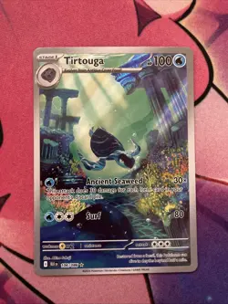 Tirtouga 106/086 Black Bolt Holo Illustration Rare Near Mint English BLK Pokemon - Image 1