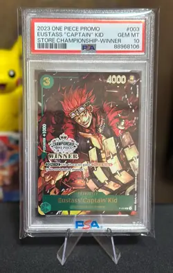 PSA 10 Eustass "Captain" Kid - Store Championship Winner Promo P-003 - One Piece - Image 1