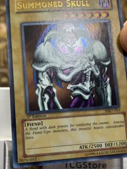 Yugioh Summoned Skull Ultra Rare 1st Edition MRD-003 Metal Raiders 2002 NM - Image 5