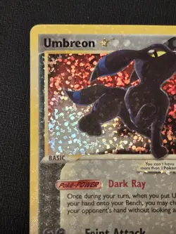 NM Pokemon TCG: Umbreon Gold Star 17/17 Celebrations 25th Anniversary - Image 2