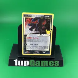 Pokemon TCG Umbreon Gold Star 17/17 Celebrations Classic Collection Holo - Image 1