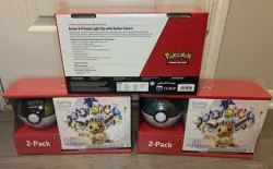 Pokemon Prismatic Evolutions ETB + Pokeball Bundle Sam’s Club (Sealed) x3 LOT - Image 2