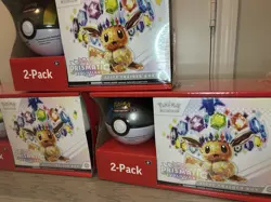 Pokemon Prismatic Evolutions ETB + Pokeball Bundle Sam’s Club (Sealed) x3 LOT - Image 4