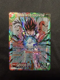 Dragon Ball Super Card Game - BT7-111 SPR - Kaio-Ken Son Goku, Defender Earth NM - Image 1