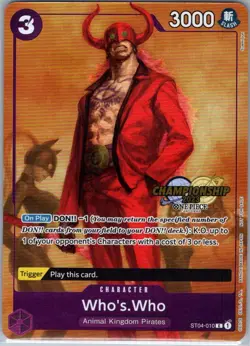 Who's.Who (CS 2023 Celebration Pack) ST04-010 English - One Piece Card - NM - Image 1