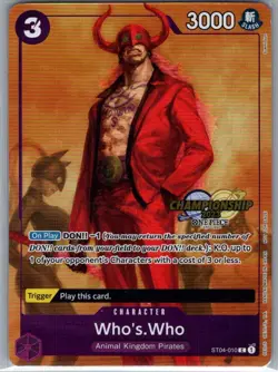 Who's.Who (CS 2023 Celebration Pack) ST04-010 - One Piece Card - NM - Image 1