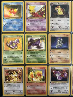 1st Edition Team Rocket Pokemon TCG Card Lot of 15 NM - Image 2