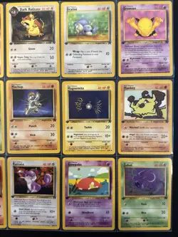 1st Edition Team Rocket Pokemon TCG Card Lot of 15 NM - Image 3