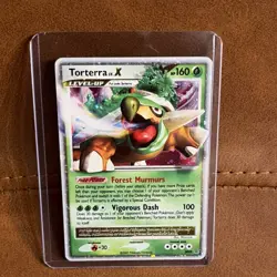 Pokemon Torterra LV.X Diamond & Pearl Holo Promo Card DP09 160 HP Nintendo Engl. - Image 1