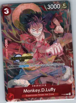 Monkey.D.Luffy (CS 2023 Celebration Pack) P-006 - One Piece Card - NM - Image 1