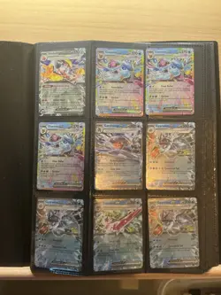 Pokemon Binder Collection Lot Tera ex 114 Cards - Image 1