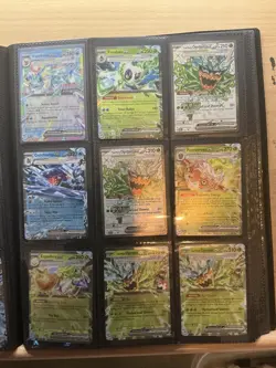 Pokemon Binder Collection Lot Tera ex 114 Cards - Image 3