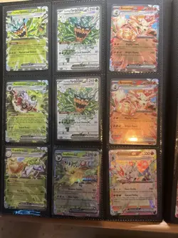 Pokemon Binder Collection Lot Tera ex 114 Cards - Image 4