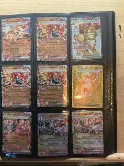 Pokemon Binder Collection Lot Tera ex 114 Cards - Image 5
