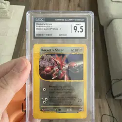 Pokemon Rocket's Scizor 4/9 Best of Game 2003 Promo Holo CGC 9.5 Card See Pics - Image 1