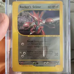 Pokemon Rocket's Scizor 4/9 Best of Game 2003 Promo Holo CGC 9.5 Card See Pics - Image 2