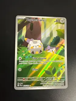 Togedemaru 104/094 Me02: Phantasmal Flames Holo Pokemon Card - Image 1