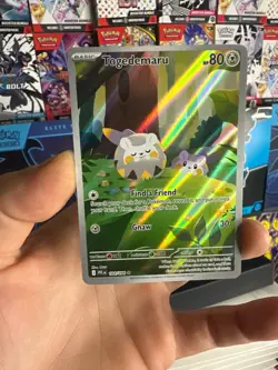 Togedemaru 104/094 Me02: Phantasmal Flames Holo Pokemon Card - Image 3