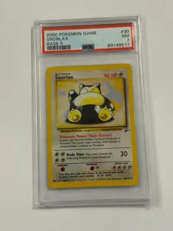 2000 Pokemon Snorlax Base Set 2 #30 PSA 7 NM WOTC Vintage Rare Card - Image 1