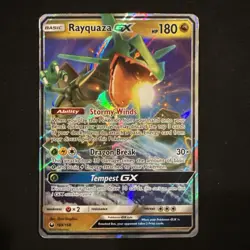 Pokemon Rayquaza GX 109/168 Holo Ultra Rare Card Celestial Storm - NM/Mint - Image 1