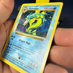 Gyarados Shadowless 6/102 Base Set Holo Rare 1999 WOTC Pokemon Card MP - Image 2