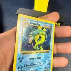 Gyarados Shadowless 6/102 Base Set Holo Rare 1999 WOTC Pokemon Card MP - Image 4