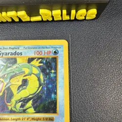 Gyarados Shadowless 6/102 Base Set Holo Rare 1999 WOTC Pokemon Card MP - Image 5