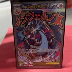 Pokemon Mega Charizard X EX 023 Mega Evolution Promo Holo English Card - Image 1