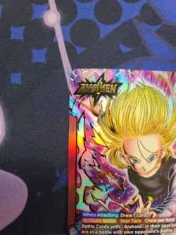Android 18 FB06-001 Leader Alternate Art Dragon Ball Card Rivals Clash - Image 2