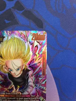 Android 18 FB06-001 Leader Alternate Art Dragon Ball Card Rivals Clash - Image 3