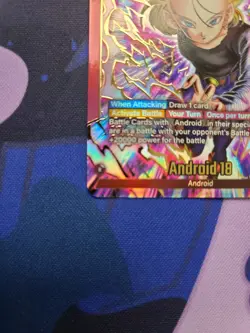 Android 18 FB06-001 Leader Alternate Art Dragon Ball Card Rivals Clash - Image 4