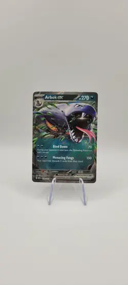 Pokemon TCG: Arbok ex 024/165 Scarlet & Violet - 151 Holo Double Rare Card NM - Image 1