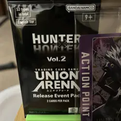 Hunter X Hunter Release Event Pack Plus A Sealed Action Point Card Stamped - Image 3