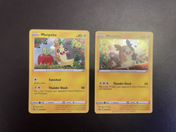 Morpeko SWSH031 + SWSH012 Sword & Shield Holo Ultra Rare Promo Pokemon Card - Image 1