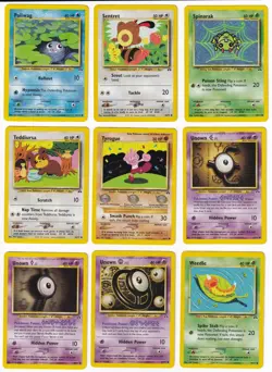 Pokemon Neo Discovery COMPLETE SET Common Vintage WOTC 20 Card Lot MP-NM - Image 3
