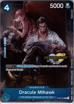 Dracule Mihawk (CS 2023 Celebration Pack) ST03-005 English - One Piece Card - NM - Image 1