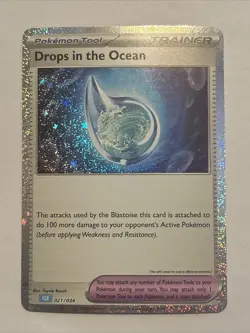 Drops in the Ocean 021/034 Trading Card Game Classic Holo - Image 1